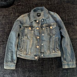 GAP kids denim jacket size Medium